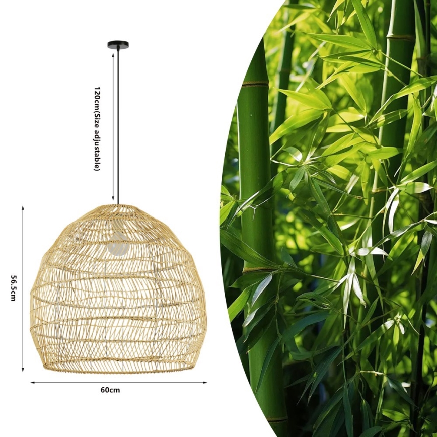 Luster na sajli BOHO DELICADO 1xE27/40W/230V Ø 60 cm