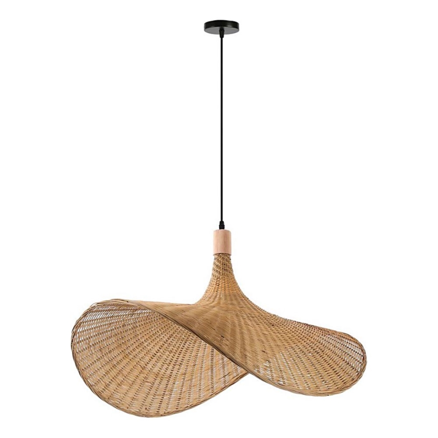 Immax 08290L - Luster na sajli SOMBRERO 1xE27/40W/230V pr. 80 cm ratan