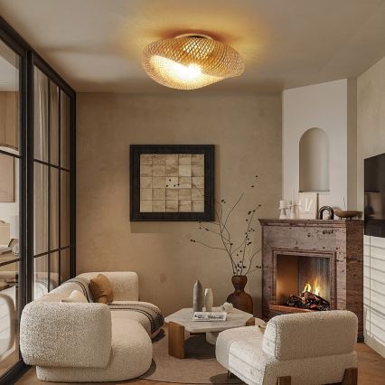 Stropna svjetiljka BOHO HILO 1xE27/40W/230V Ø 60 cm