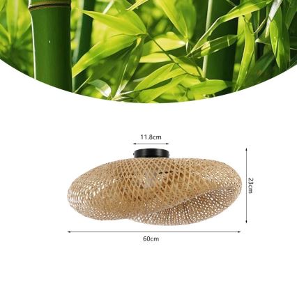 Stropna svjetiljka BOHO HILO 1xE27/40W/230V Ø 60 cm