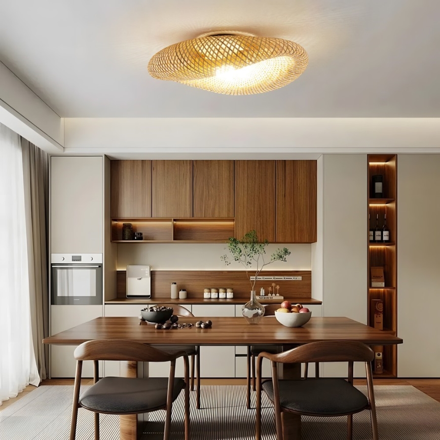 Stropna svjetiljka BOHO HILO 1xE27/40W/230V Ø 80 cm