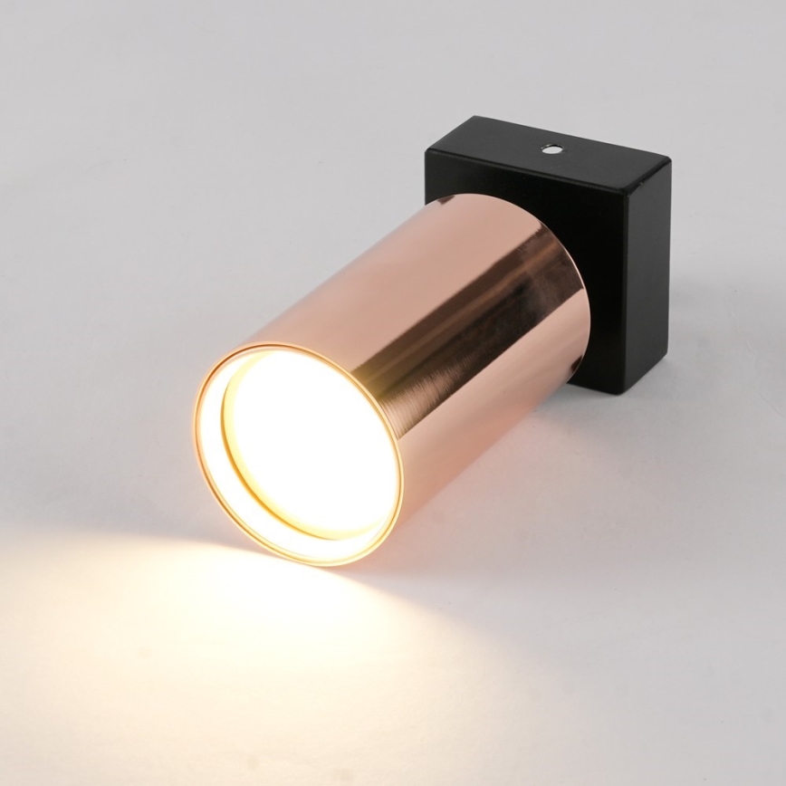 Stropni reflektor PUNTO 1xGU10/9W/230V ružičasto zlato