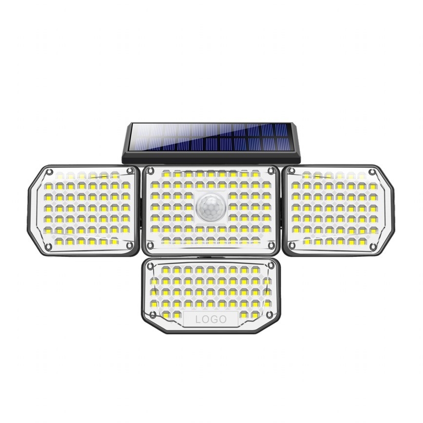 LED Solarna zidna svjetiljka sa senzorom LED/5W/5,5V IP65 2400 mAh