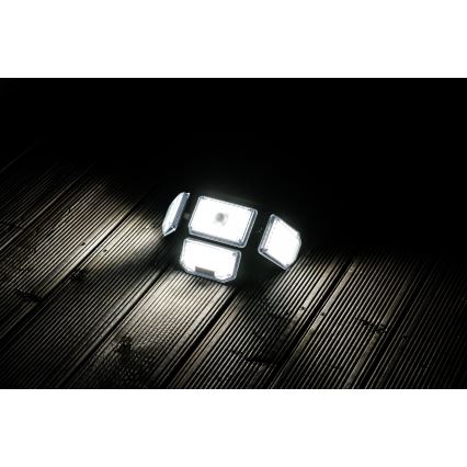 LED Solarna zidna svjetiljka sa senzorom LED/5W/5,5V IP65 2400 mAh