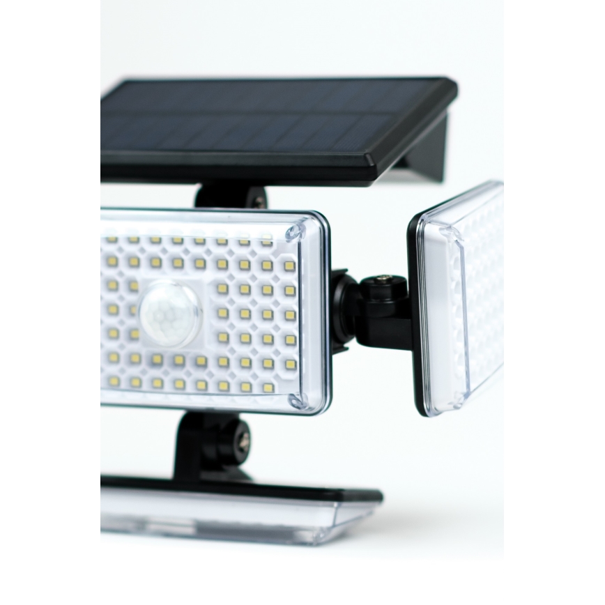 LED Solarna zidna svjetiljka sa senzorom LED/5W/5,5V IP65 2400 mAh