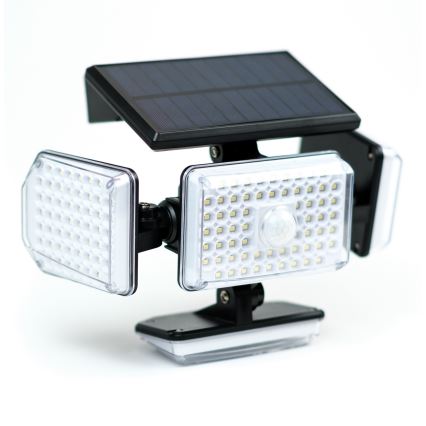 LED Solarna zidna svjetiljka sa senzorom LED/5W/5,5V IP65 2400 mAh
