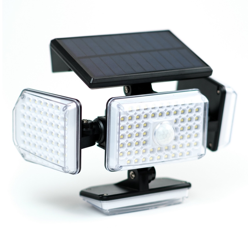 LED Solarna zidna svjetiljka sa senzorom LED/5W/5,5V IP65 2400 mAh