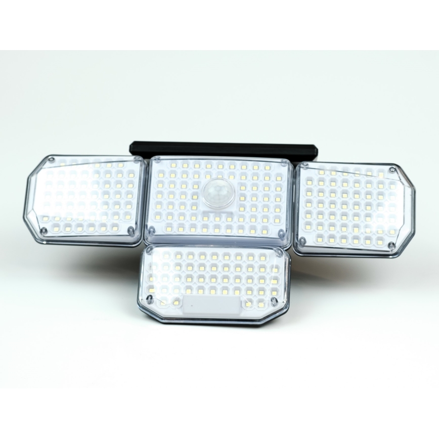 LED Solarna zidna svjetiljka sa senzorom LED/5W/5,5V IP65 2400 mAh
