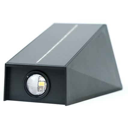LED Solarna zidna svjetiljka sa senzorom LED/2W/5V IP54 1300 mAh