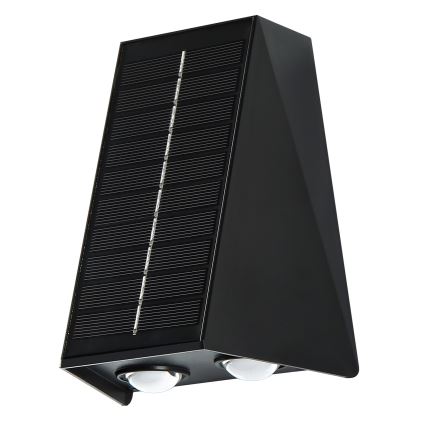 LED Solarna zidna svjetiljka sa senzorom LED/2W/5V IP54 1300 mAh