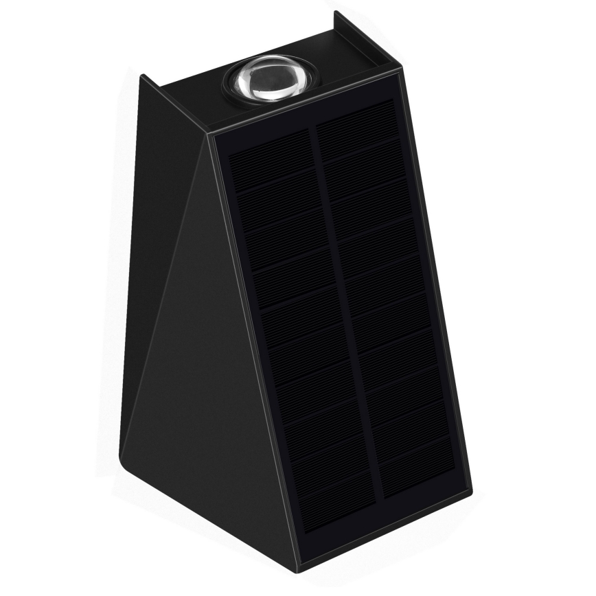 LED Solarna zidna svjetiljka sa senzorom LED/2W/5V IP54 1300 mAh