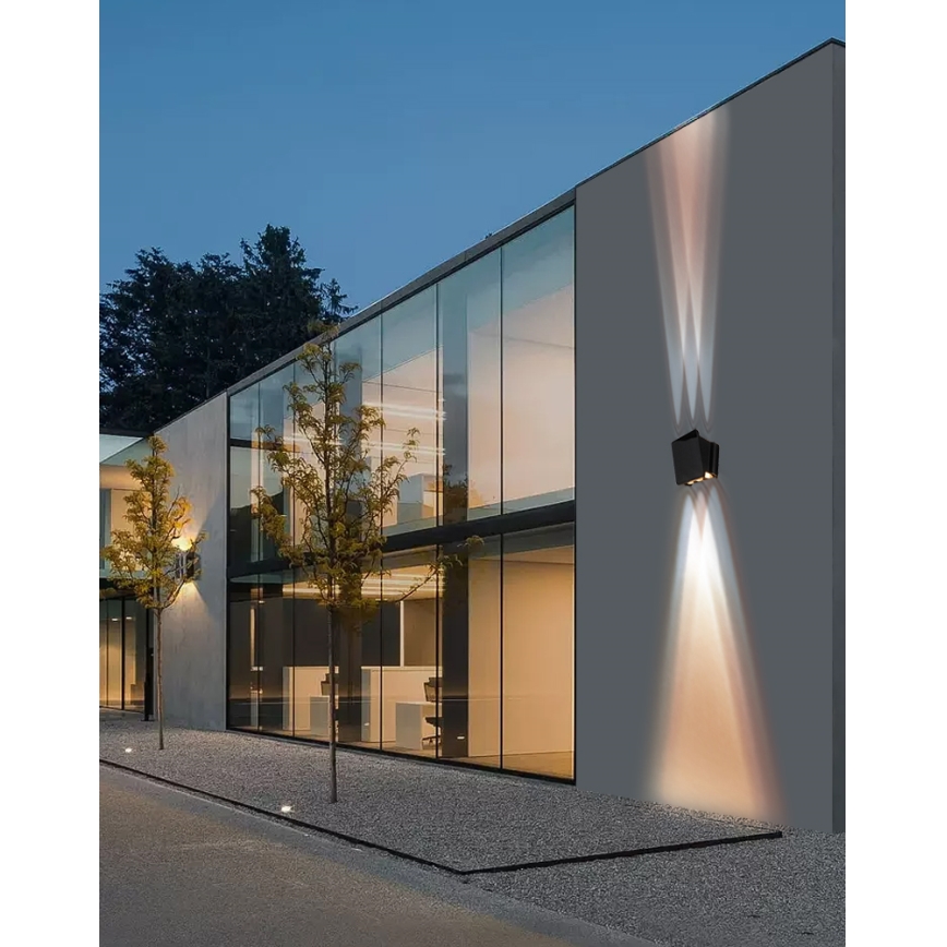 LED Solarna zidna svjetiljka sa senzorom LED/2W/5V IP54