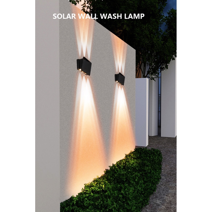 LED Solarna zidna svjetiljka sa senzorom LED/2W/5V IP54