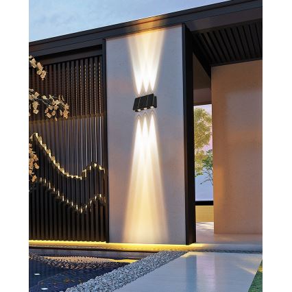 LED Solarna zidna svjetiljka sa senzorom LED/2W/5V IP54