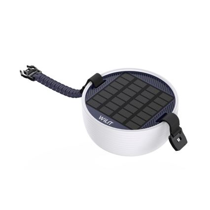 LED RGB Prijenosna solarna punjiva lampa s LED lancem LED/10W/5V 3600 mAh IP65 3600 mAh