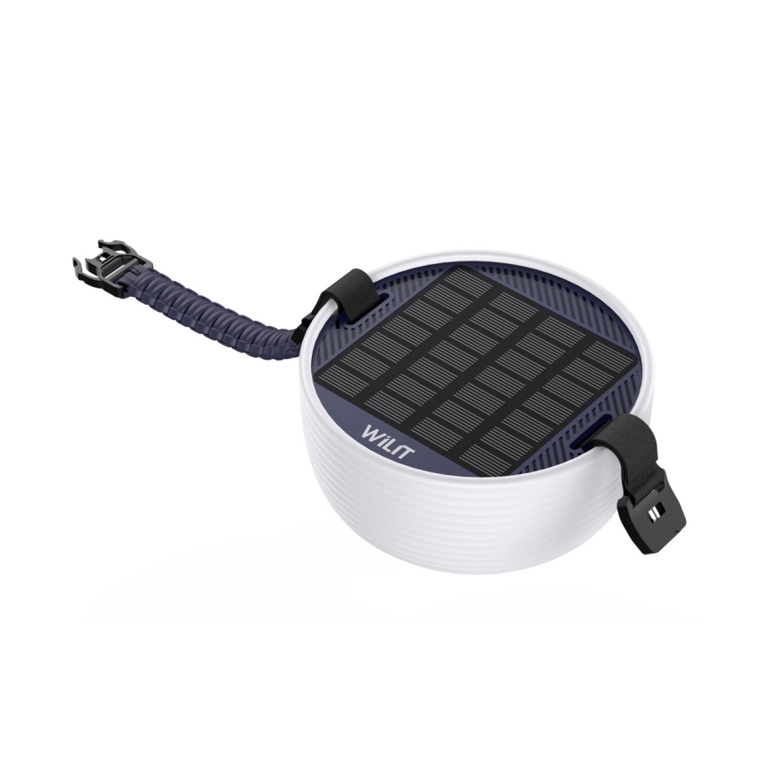 LED RGB Prijenosna solarna punjiva lampa s LED lancem LED/10W/5V 3600 mAh IP65 3600 mAh