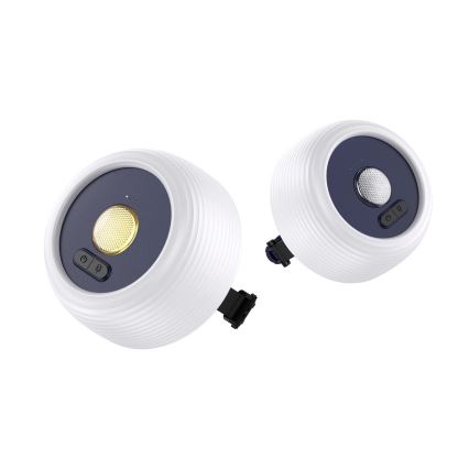 LED RGB Prijenosna solarna punjiva lampa s LED lancem LED/10W/5V 3600 mAh IP65 3600 mAh