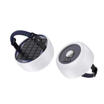 LED RGB Prijenosna solarna punjiva lampa s LED lancem LED/10W/5V 3600 mAh IP65 3600 mAh