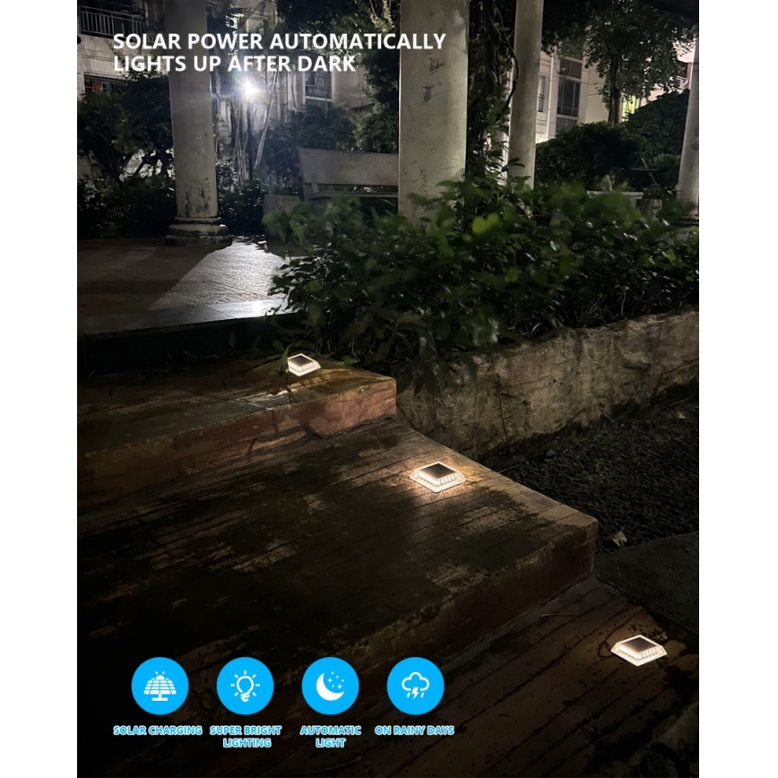 LED Vanjsko solarno osvjetljenje sa senzorom LED/0,03W/1,2V IP54 800 mAh