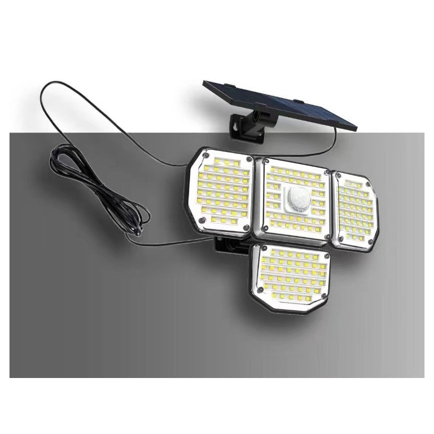 LED Solarna zidna svjetiljka sa senzorom LED/5W/5,5V 3000K/6500K IP44 1200 mAh