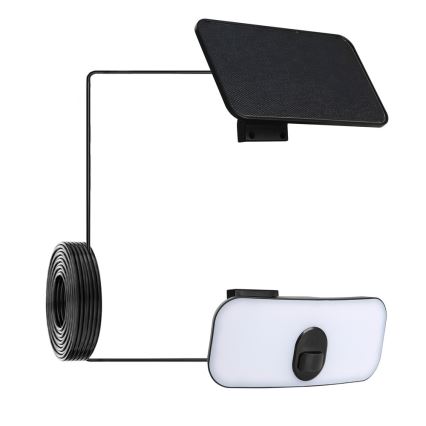 LED Solarna zidna svjetiljka sa senzorom LED/13W/3,7V 4000K IP65