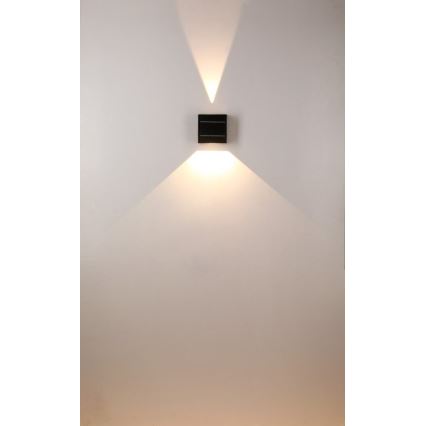 LED Solarna zidna svjetiljka LED/2W/3,7V 4000K IP44 1300 mAh