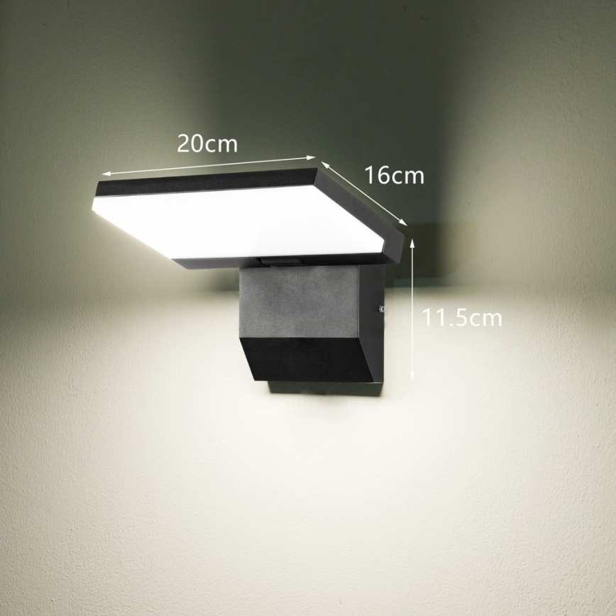 Vanjska LED zidna svjetiljka MODERN LED/18W/230V IP65