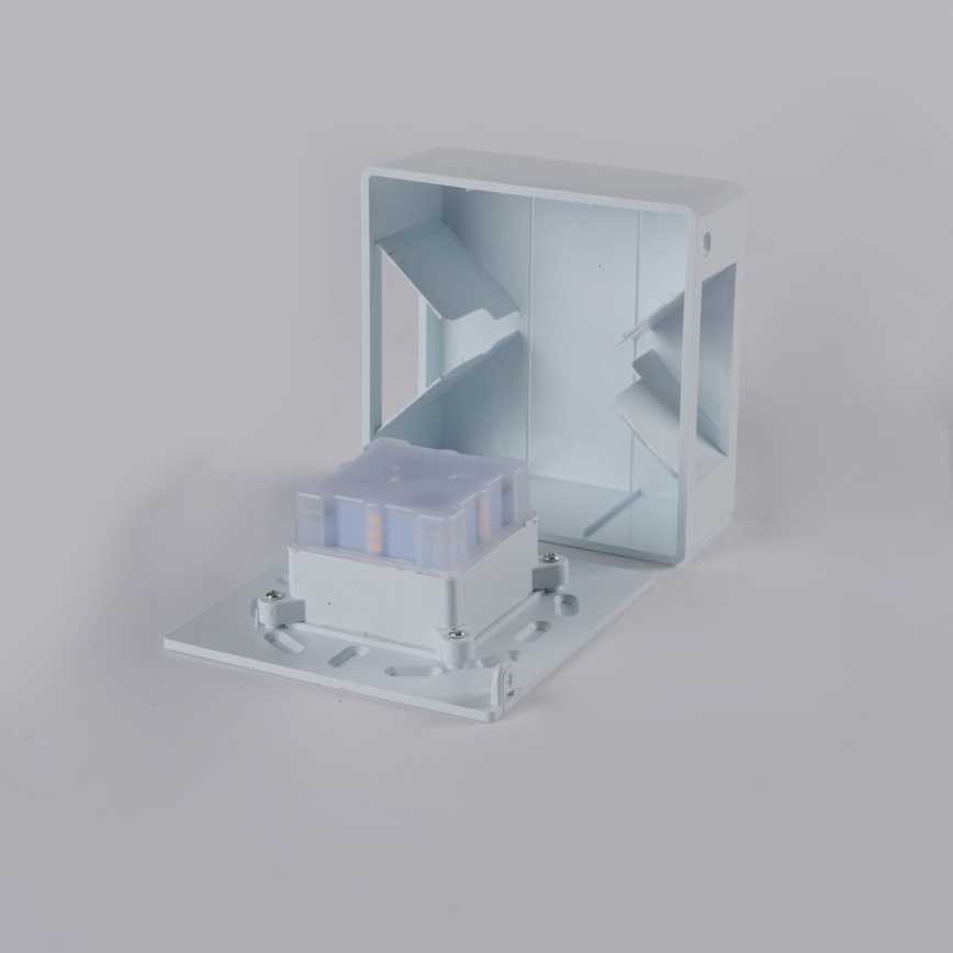 LED vanjsko zidno svjetlo LUXLINE 6W/230V 3000K IP54 bijelo