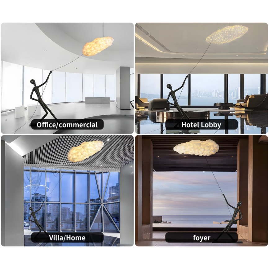 Podna lampa SILUETTE 6xE27/40W/230V 180 cm Dream Reach