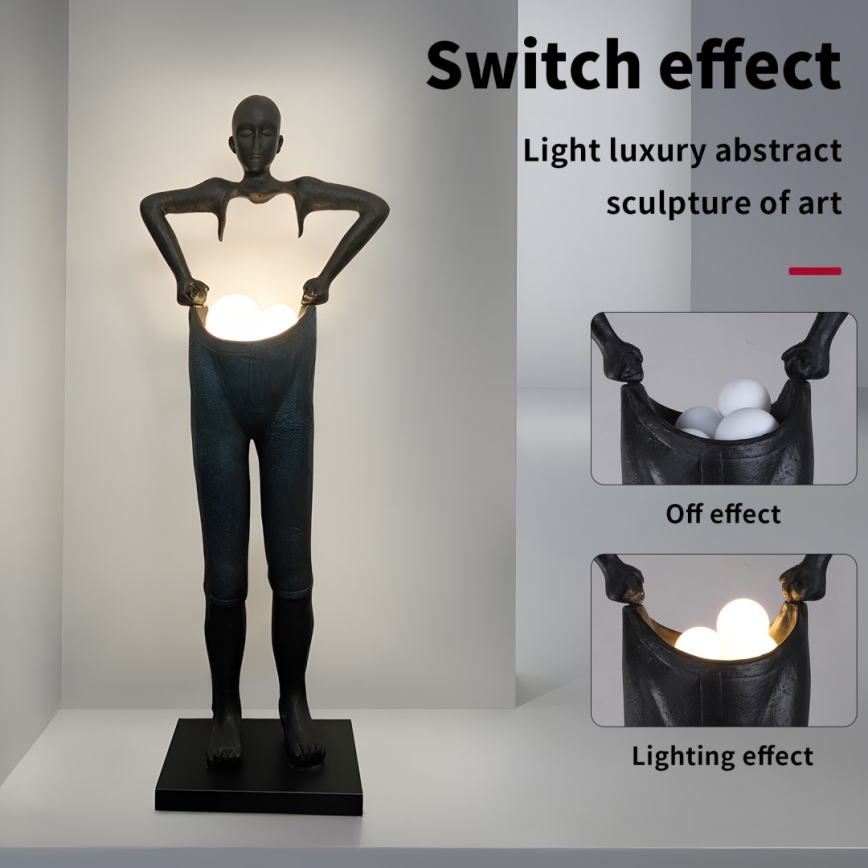 Podna lampa SILUETTE 4xG9/10W/230V 185 cm Human Houdini