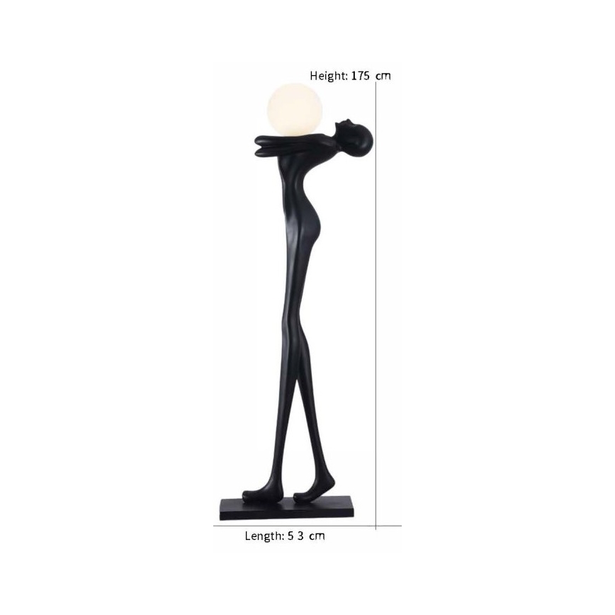 Stojeća lampa SILUETTE 1xE27/25W/230V, 175 cm — u obliku žene