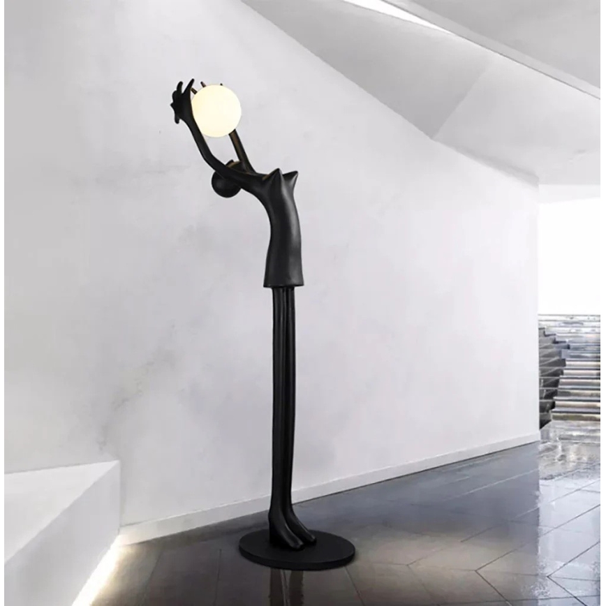 Podna lampa SILUETTE 1xE27/25W/230V 210 cm Human Girl