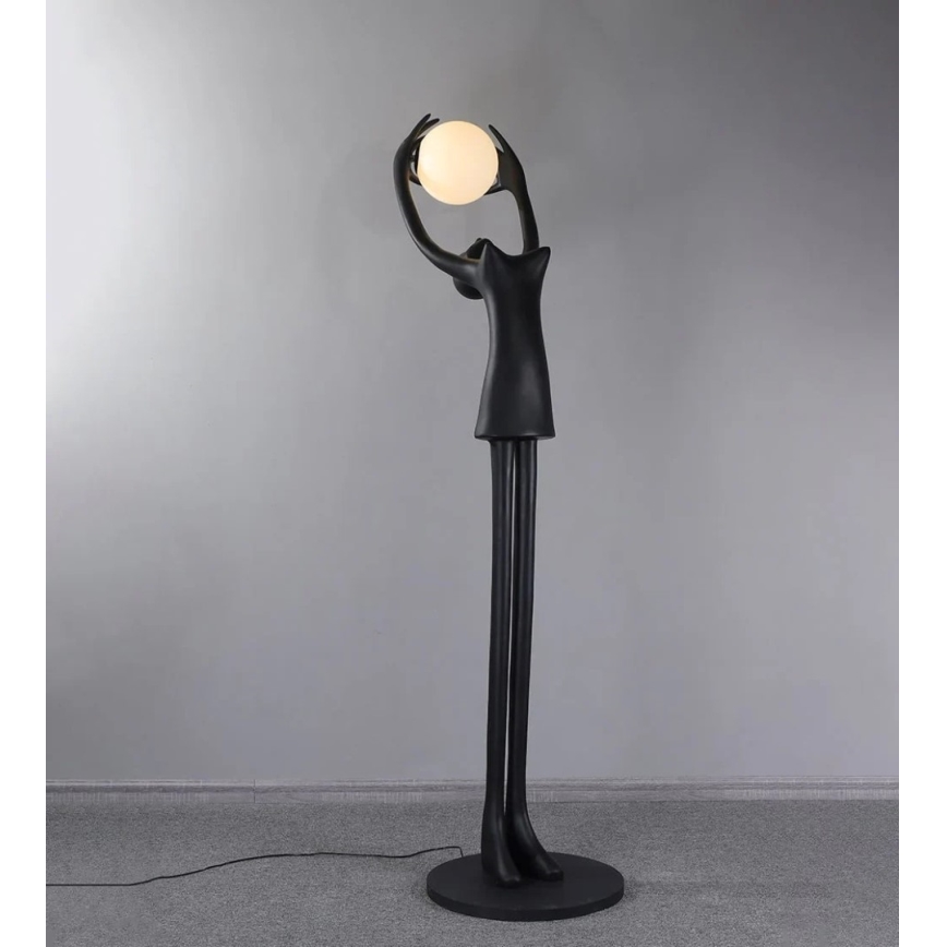 Podna lampa SILUETTE 1xE27/25W/230V 210 cm Human Girl