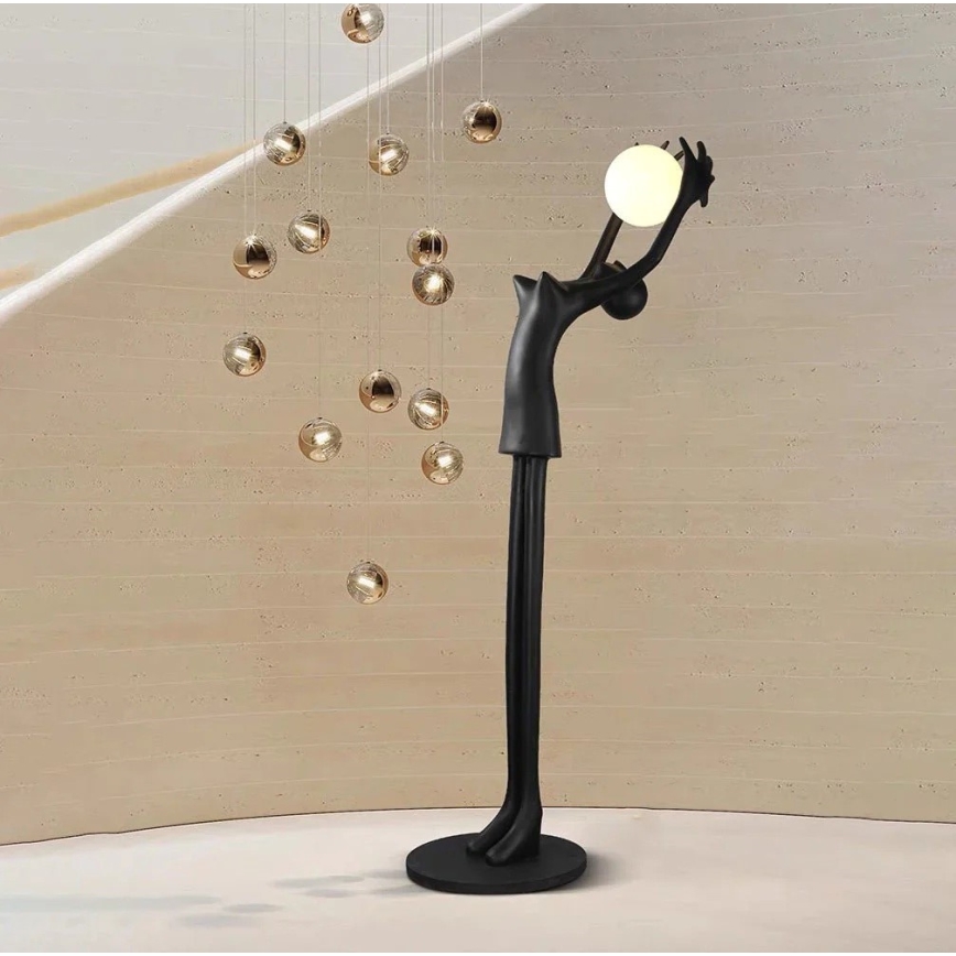 Podna lampa SILUETTE 1xE27/25W/230V 210 cm Human Girl