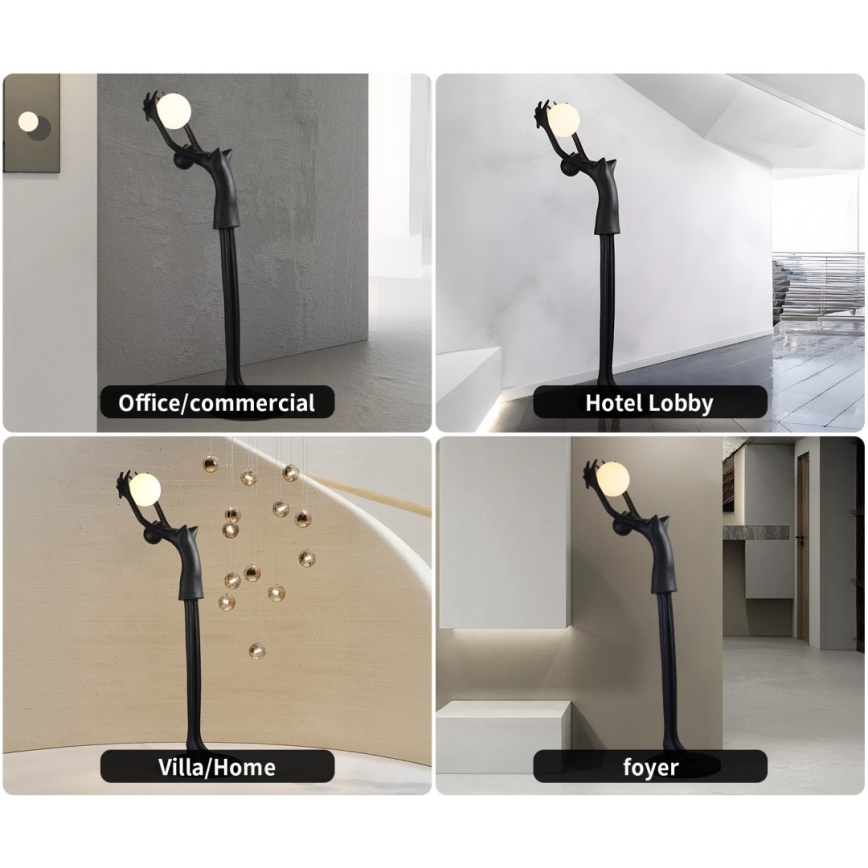 Podna lampa SILUETTE 1xE27/25W/230V 210 cm Human Girl