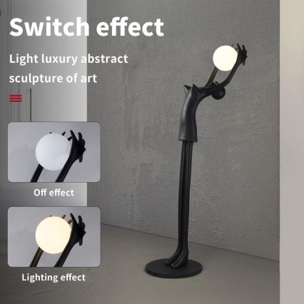 Podna lampa SILUETTE 1xE27/25W/230V 210 cm Human Girl