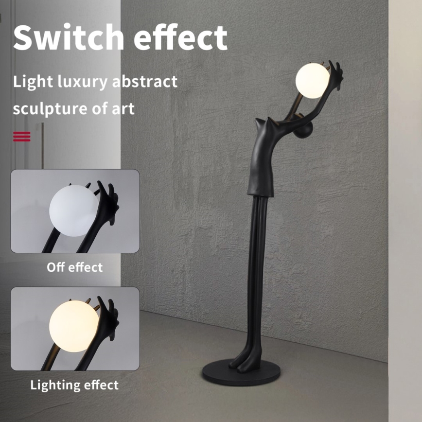 Podna lampa SILUETTE 1xE27/25W/230V 210 cm Human Girl