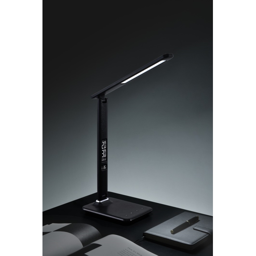 LED Prigušiva stolna lampa sa zaslonom LED/9W/230V/12V crna