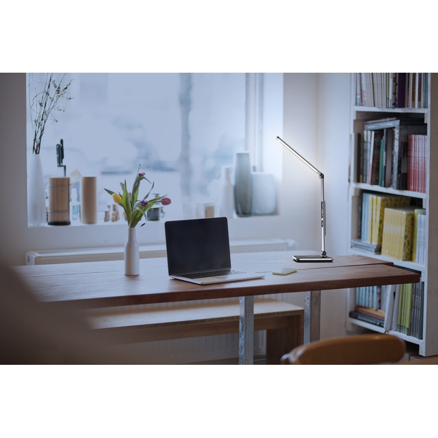LED Prigušiva stolna lampa LED/8,5W/230V s bežičnim punjenjem