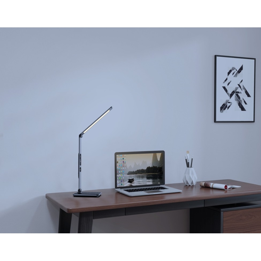 LED Prigušiva stolna lampa LED/8,5W/230V s bežičnim punjenjem