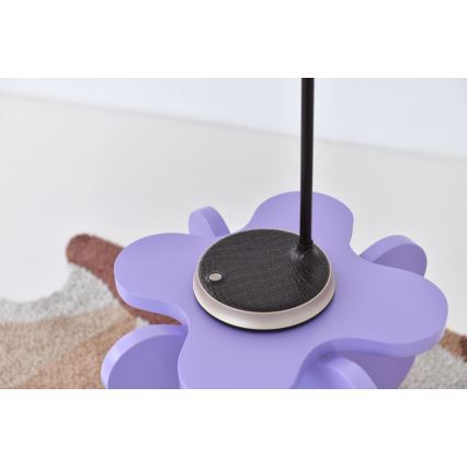 LED Prigušiva stolna lampa s bežičnim punjenjem FINCH LED/9W/12/230V siva/sjajni krom