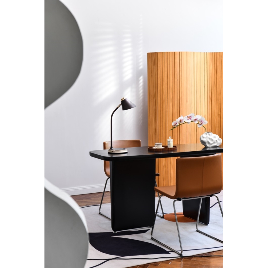 LED Prigušiva stolna lampa s bežičnim punjenjem FINCH LED/9W/12/230V siva/sjajni krom
