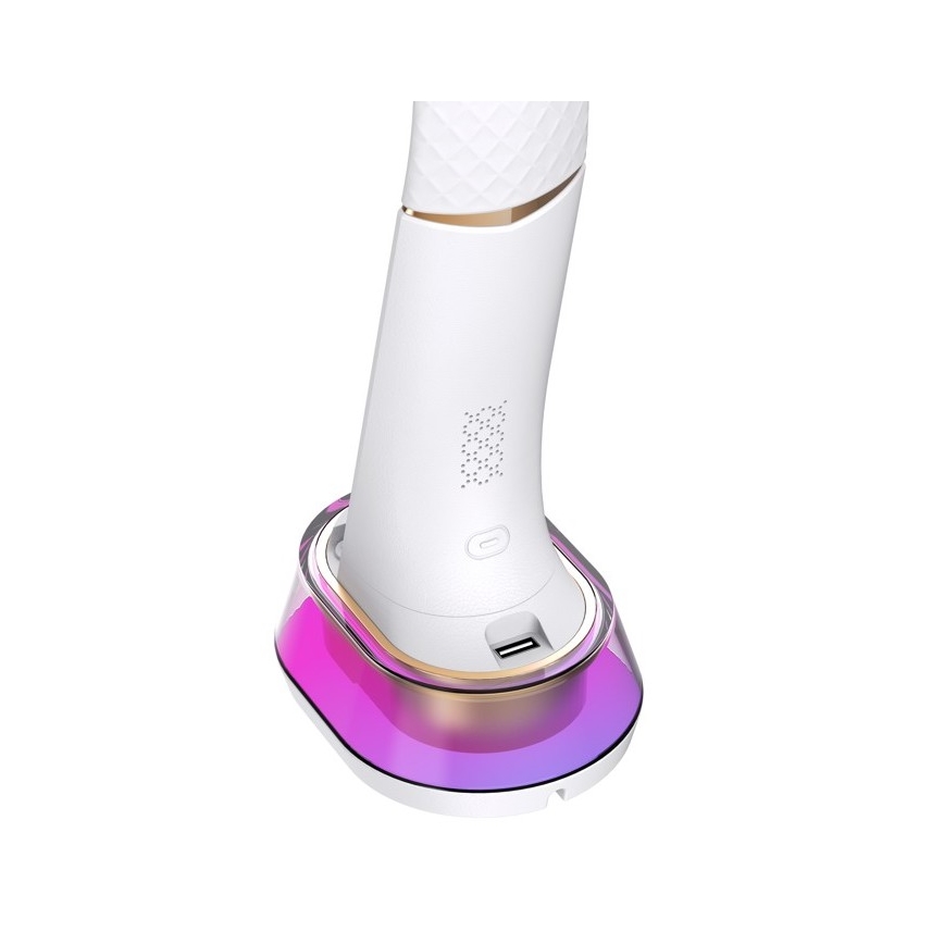 LED RGB Prigušiva stolna lampa s bežičnim punjenjem CORELLA LED/7W/12/230V bijela