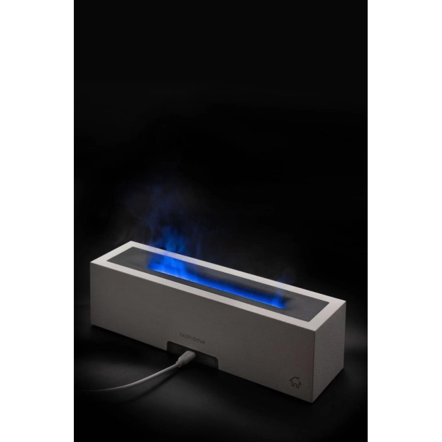 LED Aroma difuzor i ovlaživač zraka s imitacijom plamena LED/10W/5V