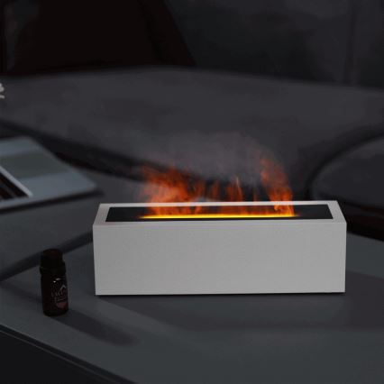 LED aroma difuzor i ovlaživač zraka s imitacijom plamena LED/10W/5V