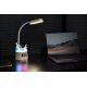 LED RGBW Prigušiva stolna lampa s držačem za olovke FALCON LED/10W/5V