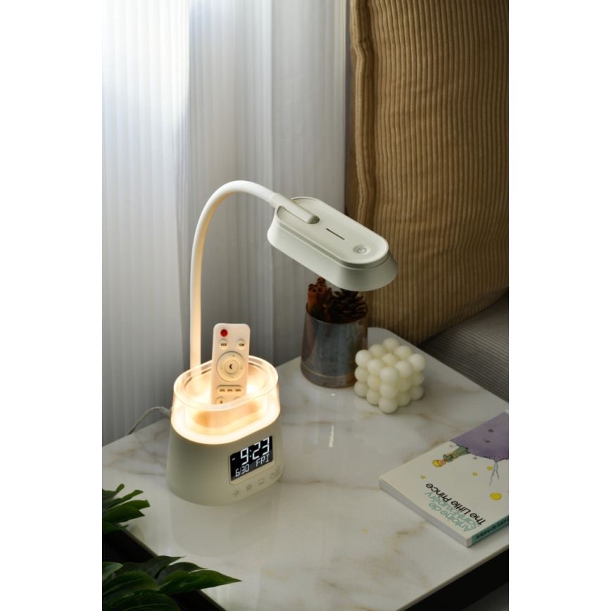 LED RGBW Prigušiva stolna lampa s držačem za olovke FALCON LED/10W/5V