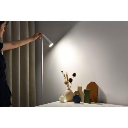 LED Prigušiva podna lampa TIT LED/6W/230V bijela