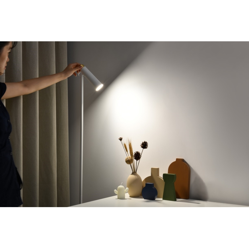LED Prigušiva podna lampa TIT LED/6W/230V bijela