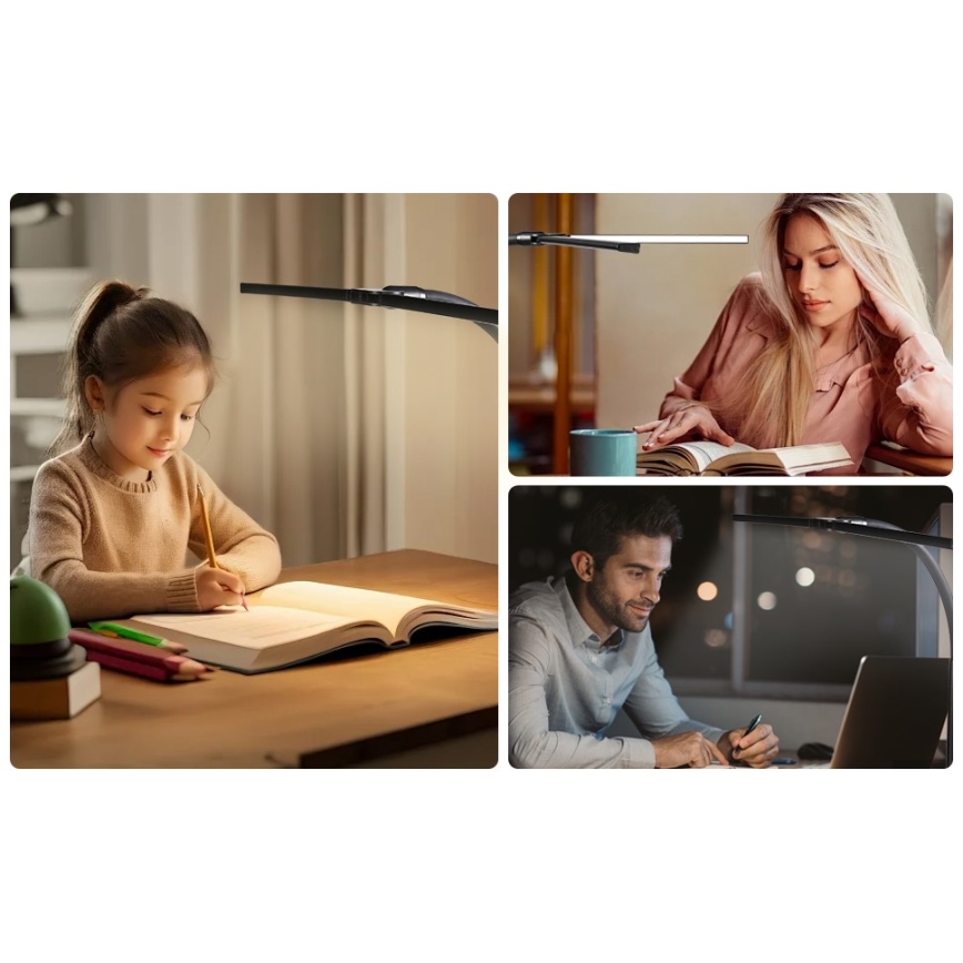 LED Fleksibilno prigušivo osvjetljenje za monitor OFFICE LED/24W/230V 2700-6300K CRI 95